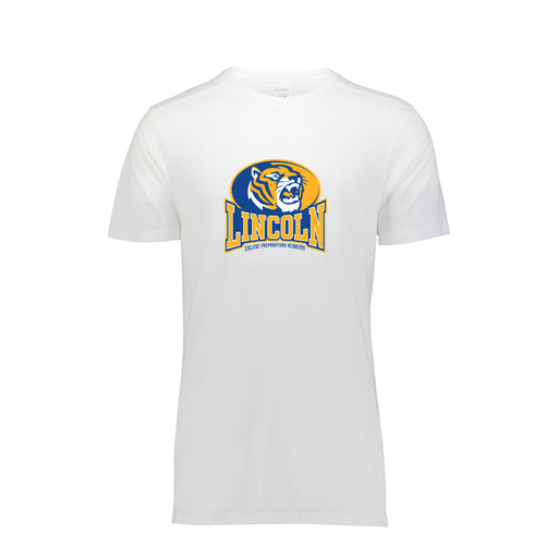 [FTSCUBWH-AS-LOGO3] Decker Men's Tri-Blend T-Shirt - Short Sleeve (Adult S, White, Logo 3)
