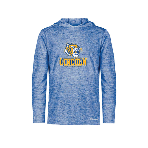 [FOLHCGRY-YS-LOGO1] Decker Youth Charge Hoodie (Youth S, Royal, Logo 1)