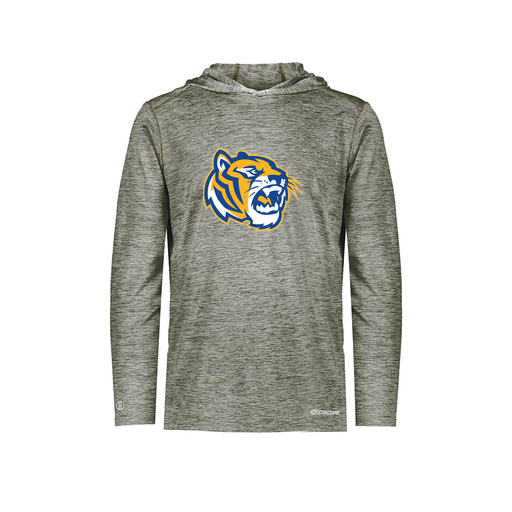 [FOLHCGGY-YS-LOGO2] Decker Youth Charge Hoodie (Youth S, Gray, Logo 2)